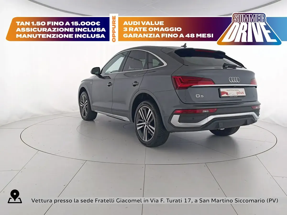 Usata Audi Q5 Sportback S-line plus 204 CV (150 kW) 2025 Grigio daytona perlato SUV
