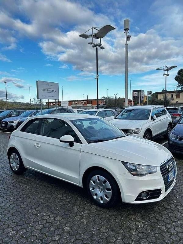 Usata Audi A1 90 CV (66 kW) 2014 Bianco Utilitaria