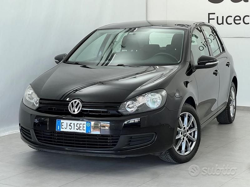 Usata VW Golf VI United 80 CV (58 kW) 2011 Nero Utilitaria