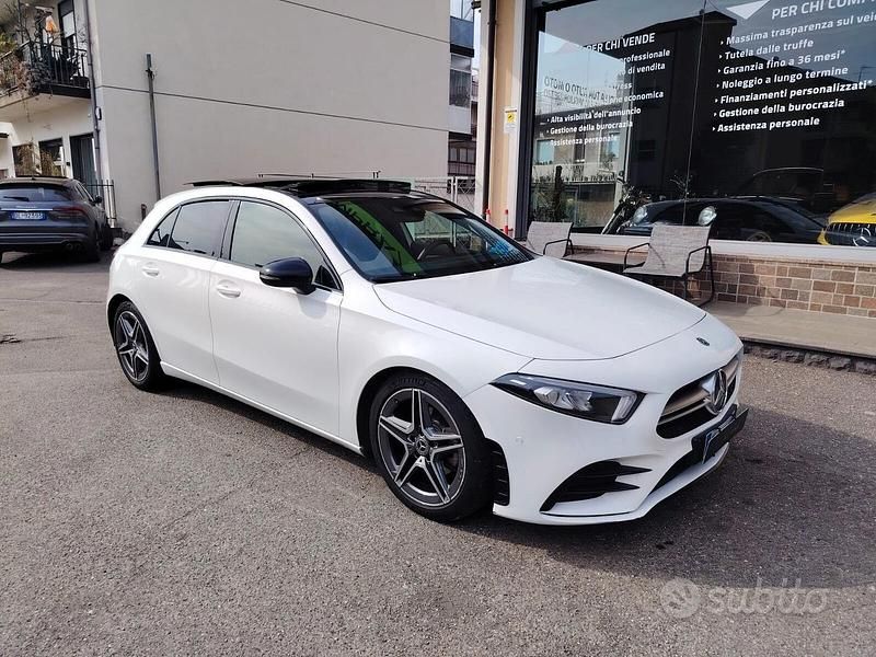 Usata Mercedes A180 Premium 116 CV (85 kW) 2019 Bianco Berlina