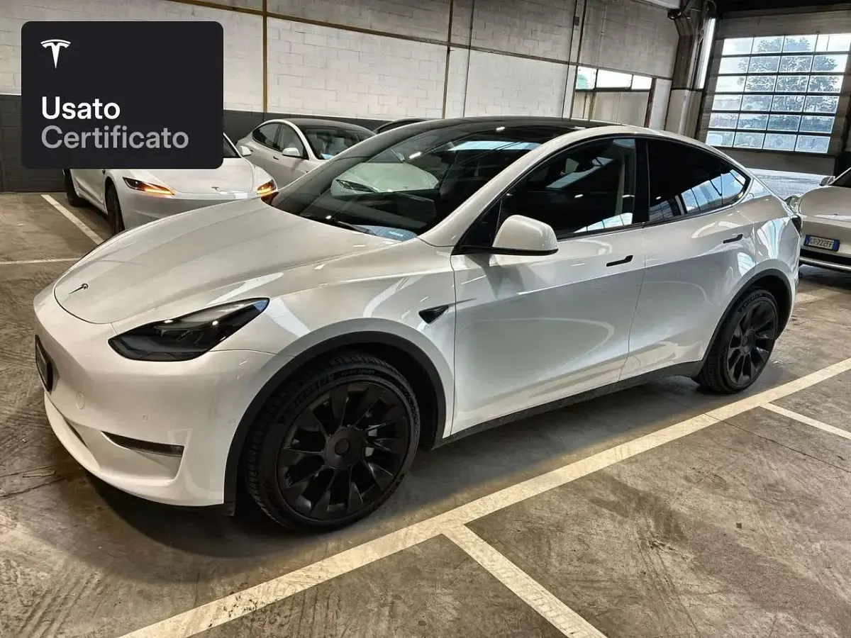 Usata Tesla Model Y Long Range AWD 258 kW (351 CV) 2022 Pearl white multicoat SUV