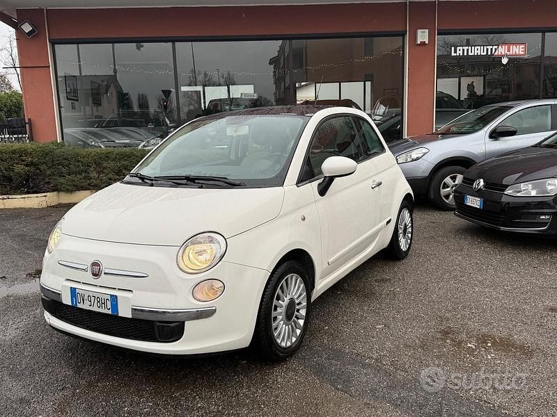 Usata Fiat 500 Lounge 69 CV (50 kW) 2009 Bianco Berlina