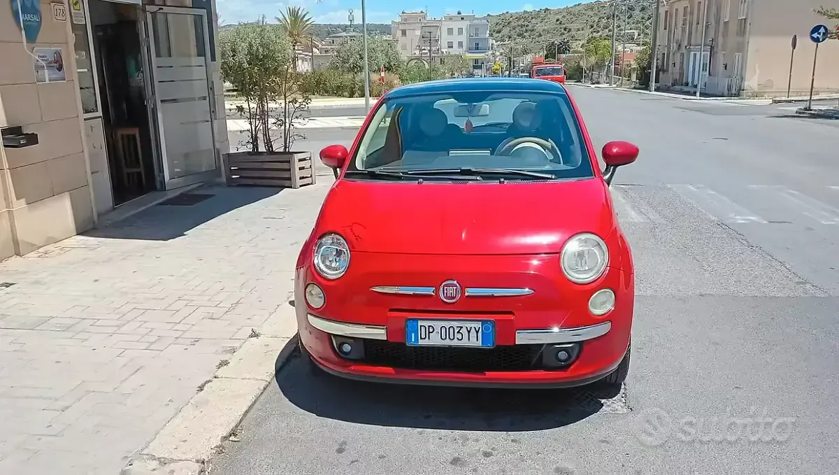 Usata Fiat 500 Red 95 CV (69 kW) 2008 Rosso Berlina