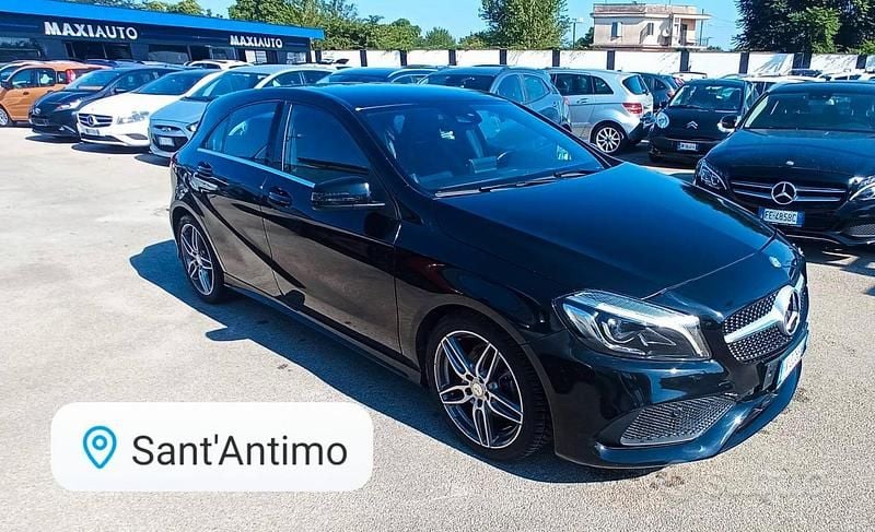 Usata Mercedes A200 AMG 136 CV (100 kW) 2016 Nero Berlina