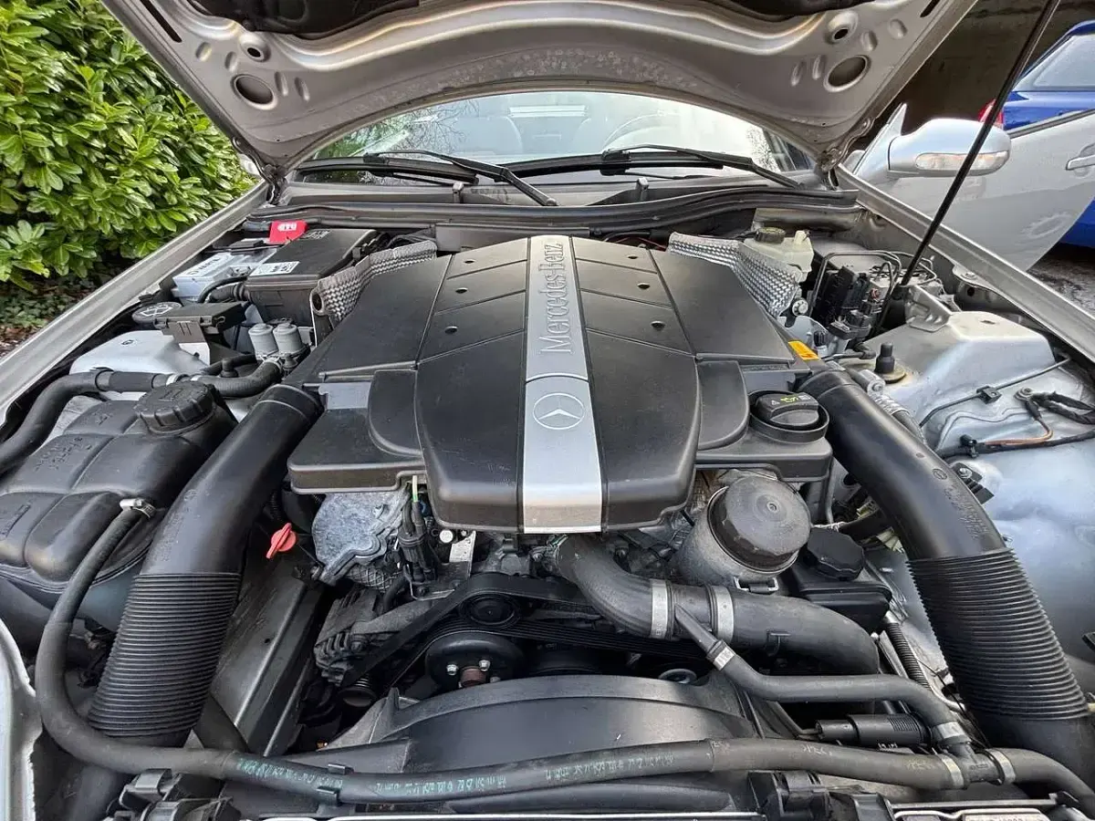 Usata Mercedes SLK320 218 CV (160 kW) 2001 Grigio Cabrio