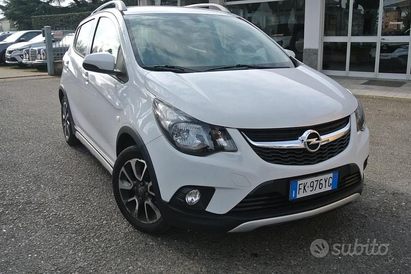 Usata Opel Karl Rocks S 75 CV (55 kW) 2017 Bianco Utilitaria