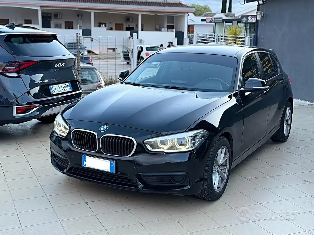 Usata BMW 116 Sport Line 116 CV (85 kW) 2018 Nero Utilitaria