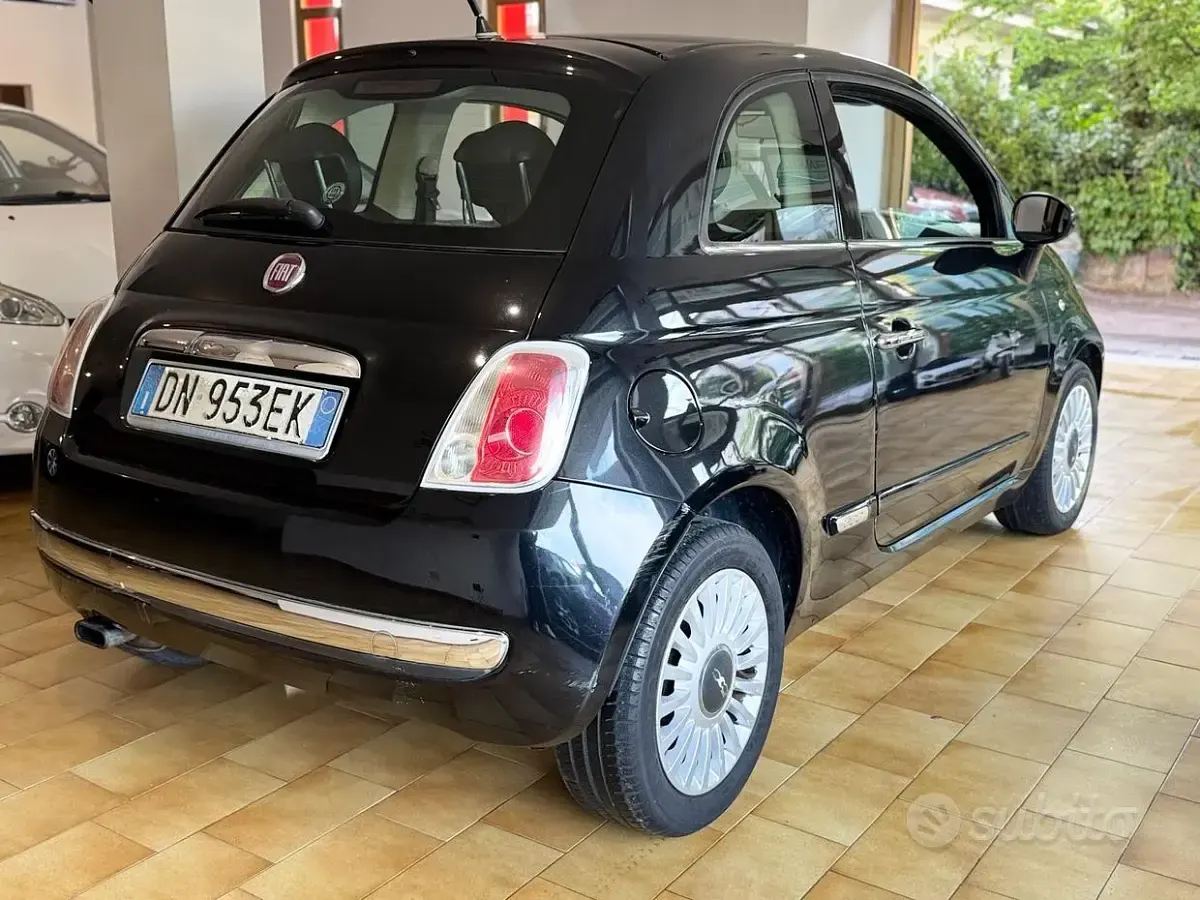 Usata Fiat 500 Lounge 69 CV (50 kW) 2008 Nero Berlina