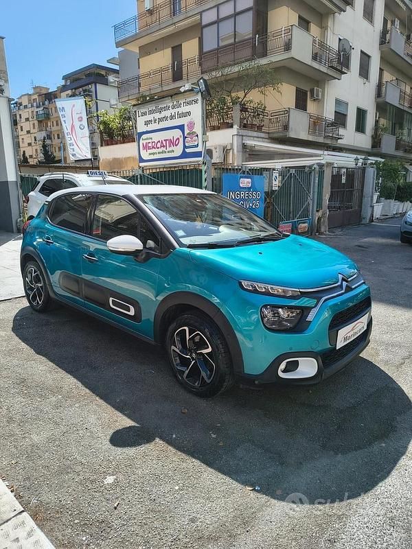 Usata Citroën C3 PureTech 110 CV (80 kW) 2021 Blu Utilitaria