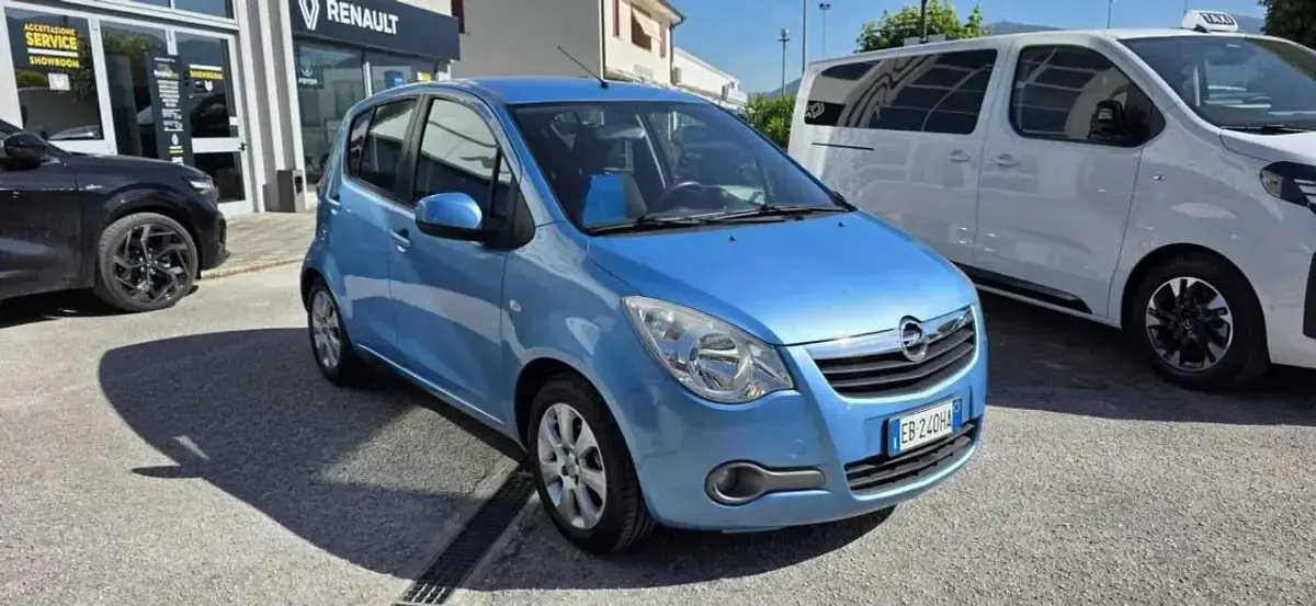 Usata Opel Agila Enjoy 86 CV (63 kW) 2009 Blu Utilitaria