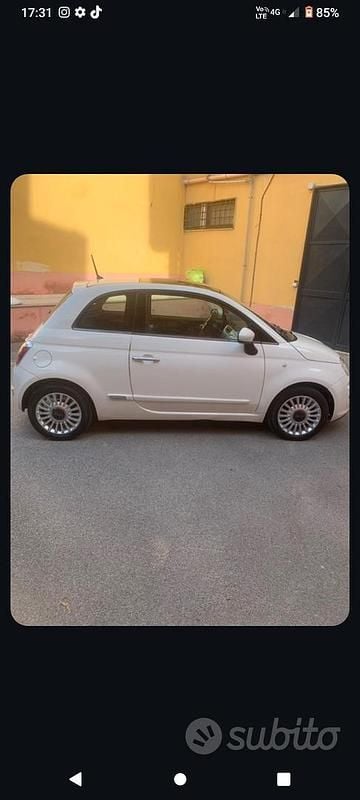 Brugt Fiat 500 69 HK (50 kW) 2014 Hvid Hatchback