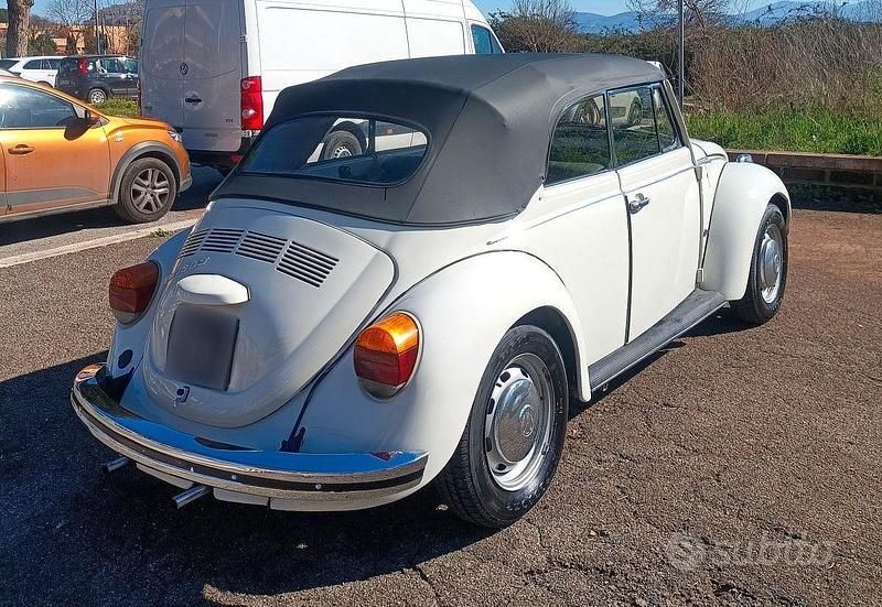 Usata VW Käfer Karmann 1970 Bianco Cabrio