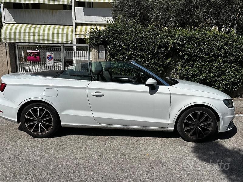 Usata Audi A3 Cabriolet 2016 Bianco Cabrio