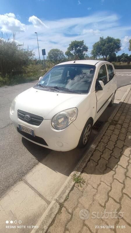 Usata Kia Picanto 61 CV (44 kW) 2008 Bianco Utilitaria