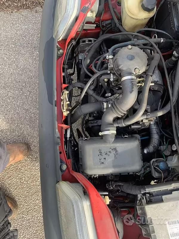 Usata Fiat Cinquecento 1995 Rosso Utilitaria