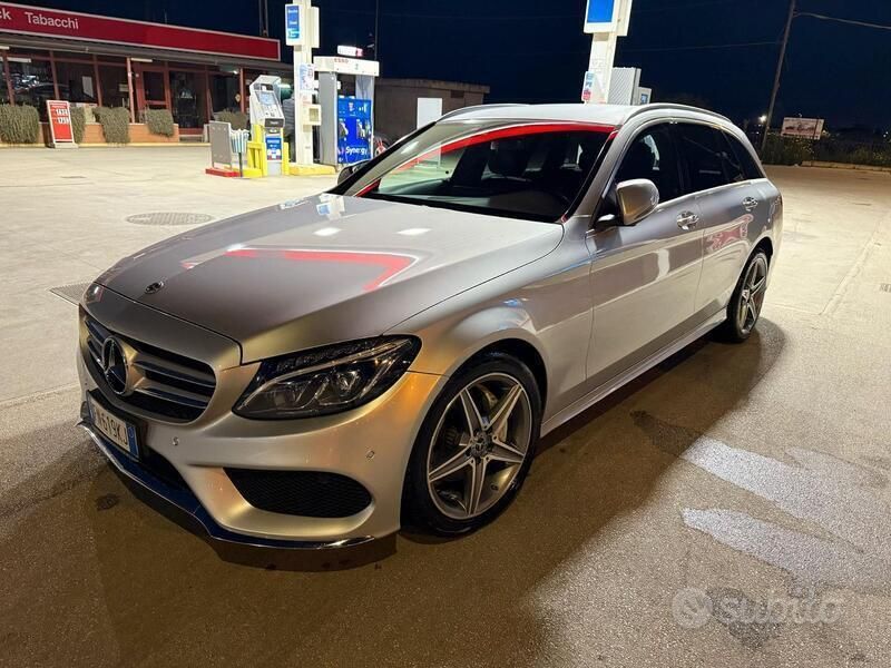 Usata Mercedes C220 194 CV (142 kW) 2018 Grigio Station wagon
