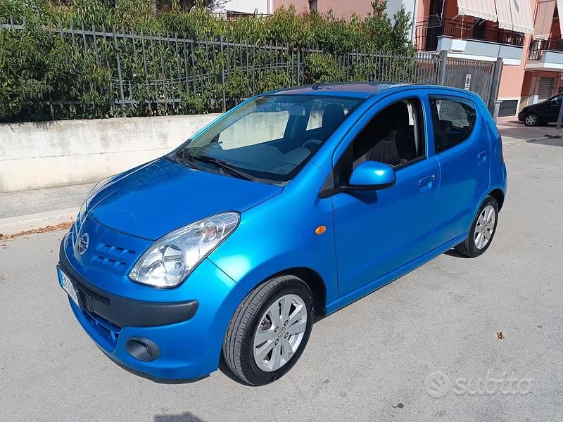 Usata Nissan Pixo Acenta 68 CV (50 kW) 2012 Blu Utilitaria
