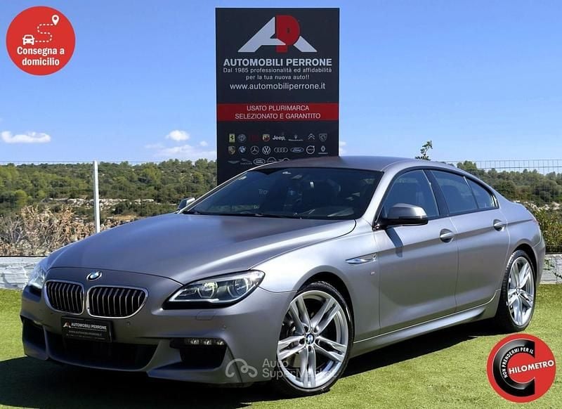 Usata BMW 640 M Sport 313 CV (230 kW) 2017 Gray Coupé