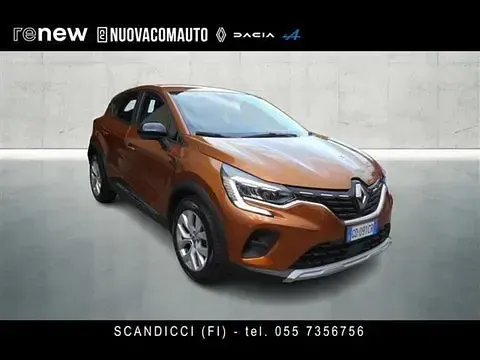 Usata Renault Captur Zen 100 CV (73 kW) 2021 Arancione SUV