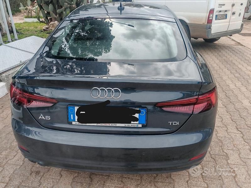 Usata Audi A5 Sportback 190 CV (139 kW) 2018 Grigio Utilitaria