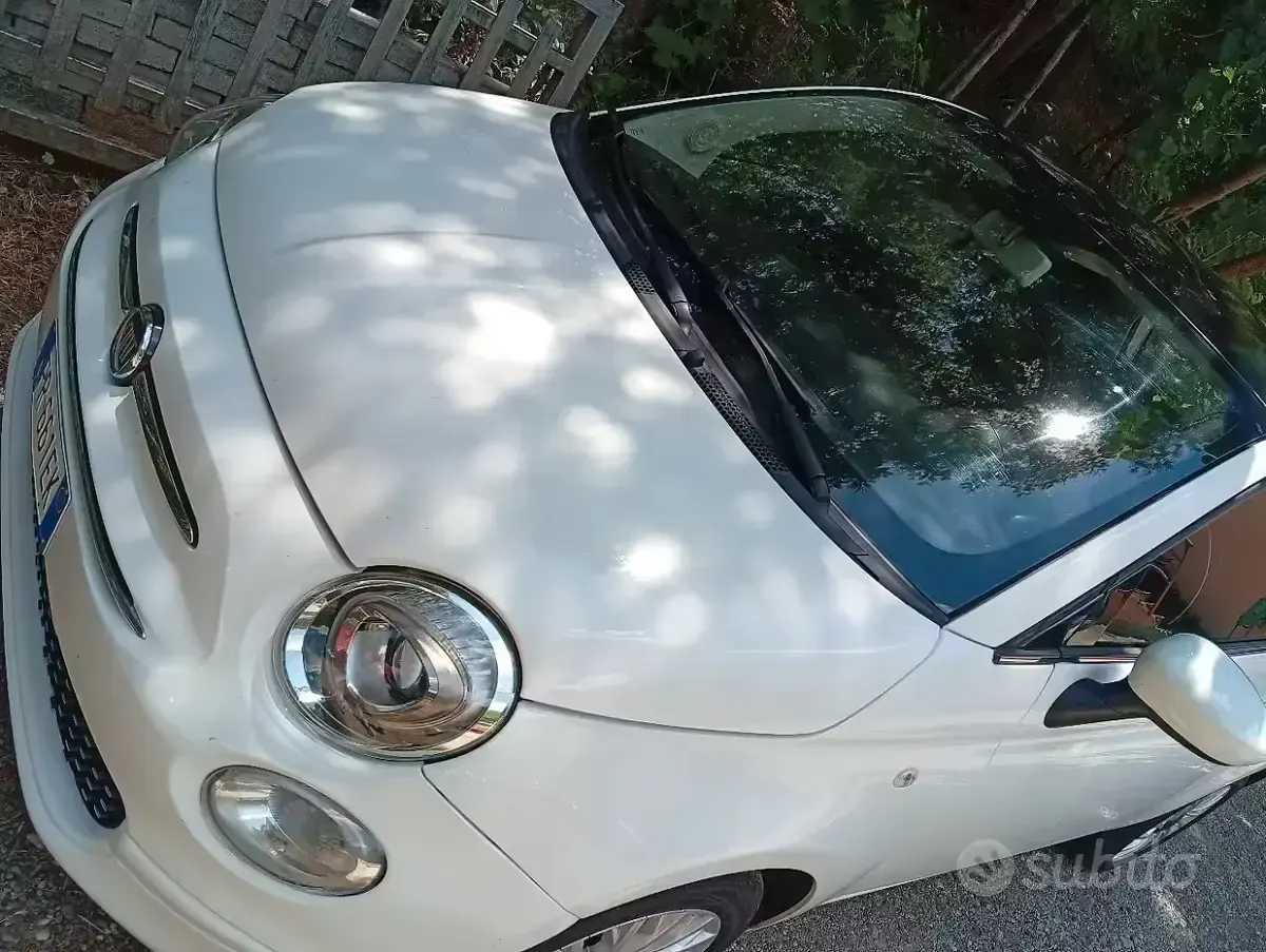 Usata Fiat 500 95 CV (69 kW) 2018 Bianco Berlina