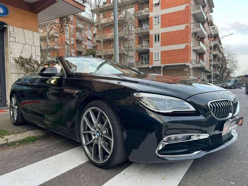 Usata BMW 640 Cabriolet M Sport 313 CV (230 kW) 2015 Nero Cabrio