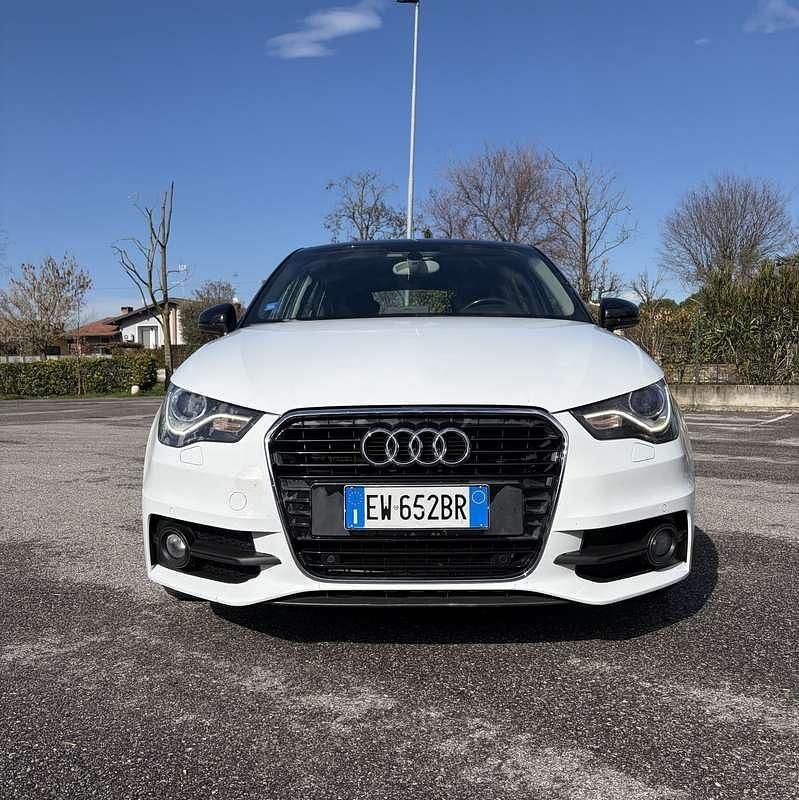 Usata Audi A1 S-Line 90 CV (66 kW) 2014 Bianco Utilitaria