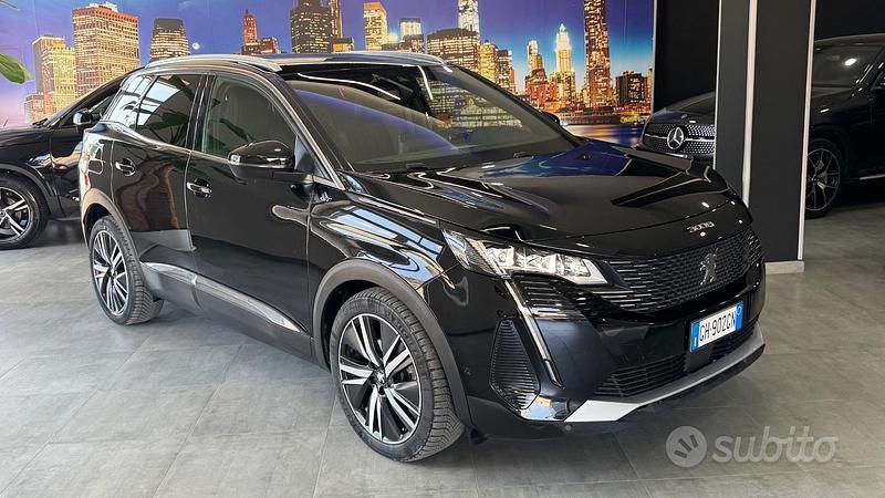 Usata Peugeot 3008 GT-line 131 CV (96 kW) 2021 Nero SUV