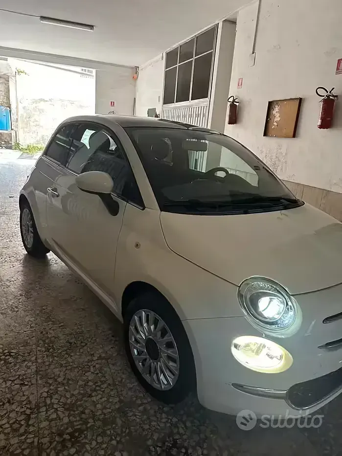 Usata Fiat 500 Lounge 69 CV (50 kW) 2017 Bianco Berlina