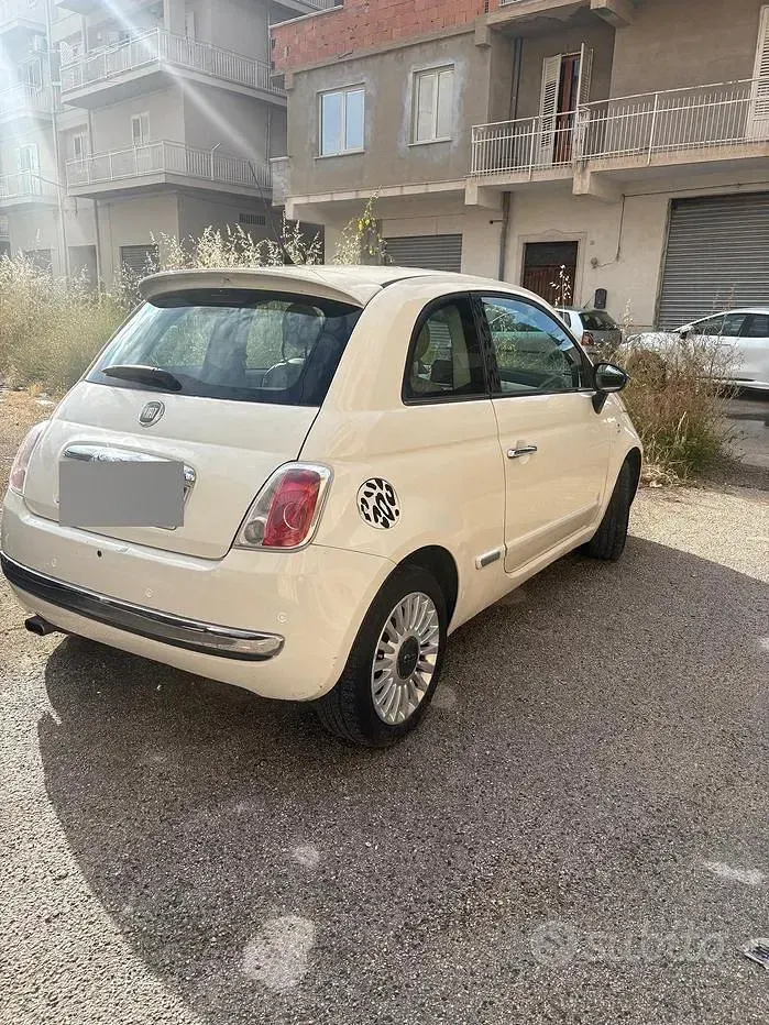 Usata Fiat 500 69 CV (50 kW) 2012 Bianco Berlina