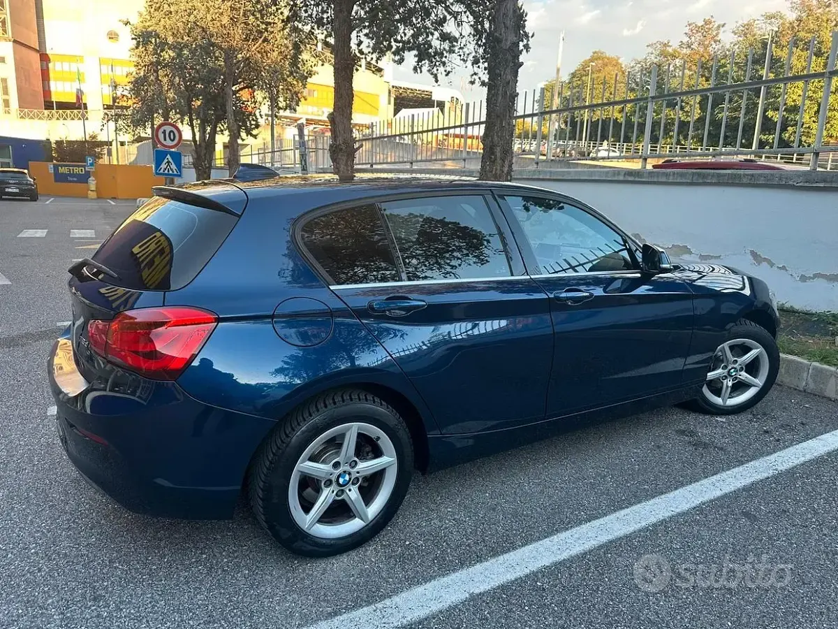 Usata BMW 116 116 CV (85 kW) 2015 Blu Utilitaria