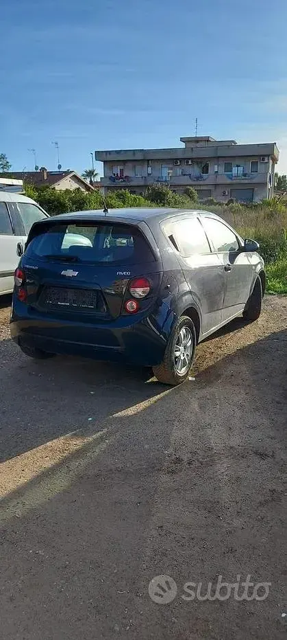 Usata Chevrolet Aveo LT 84 CV (61 kW) 2011 Nero Berlina