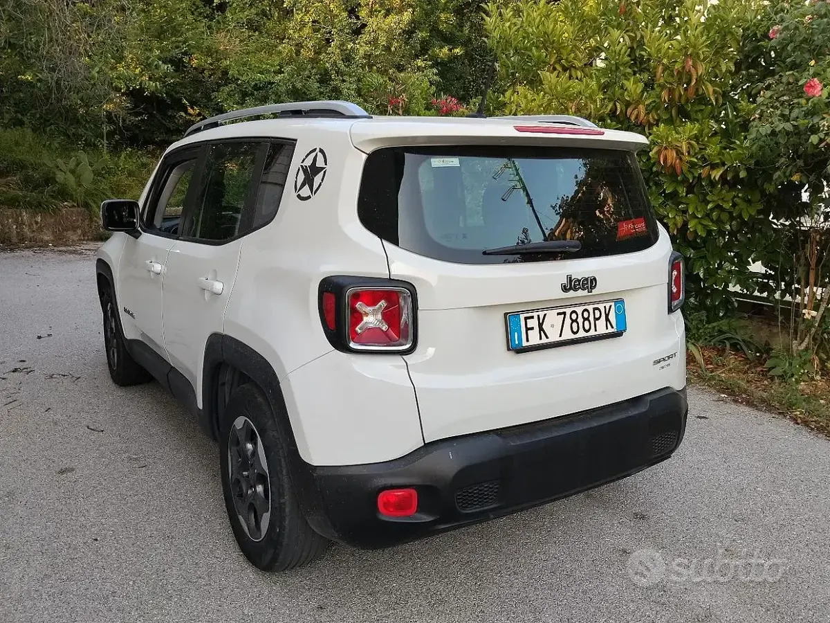 Usata Jeep Renegade 120 CV (88 kW) 2017 Bianco SUV