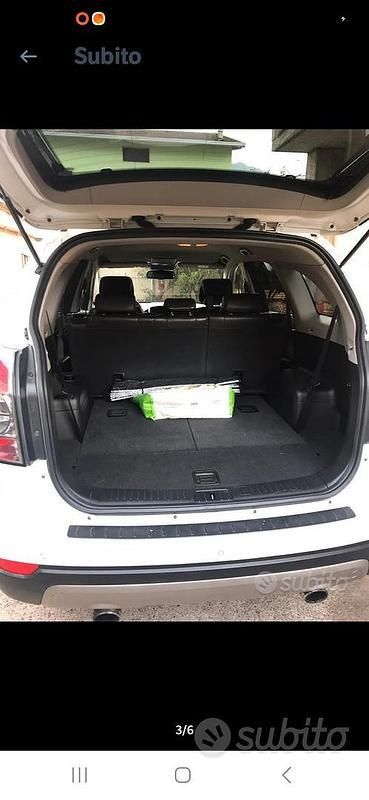 Usata Chevrolet Captiva 184 CV (135 kW) 2012 Bianco SUV