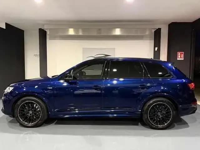 Usata Audi Q7 S-line plus 286 CV (210 kW) 2022 Blu SUV