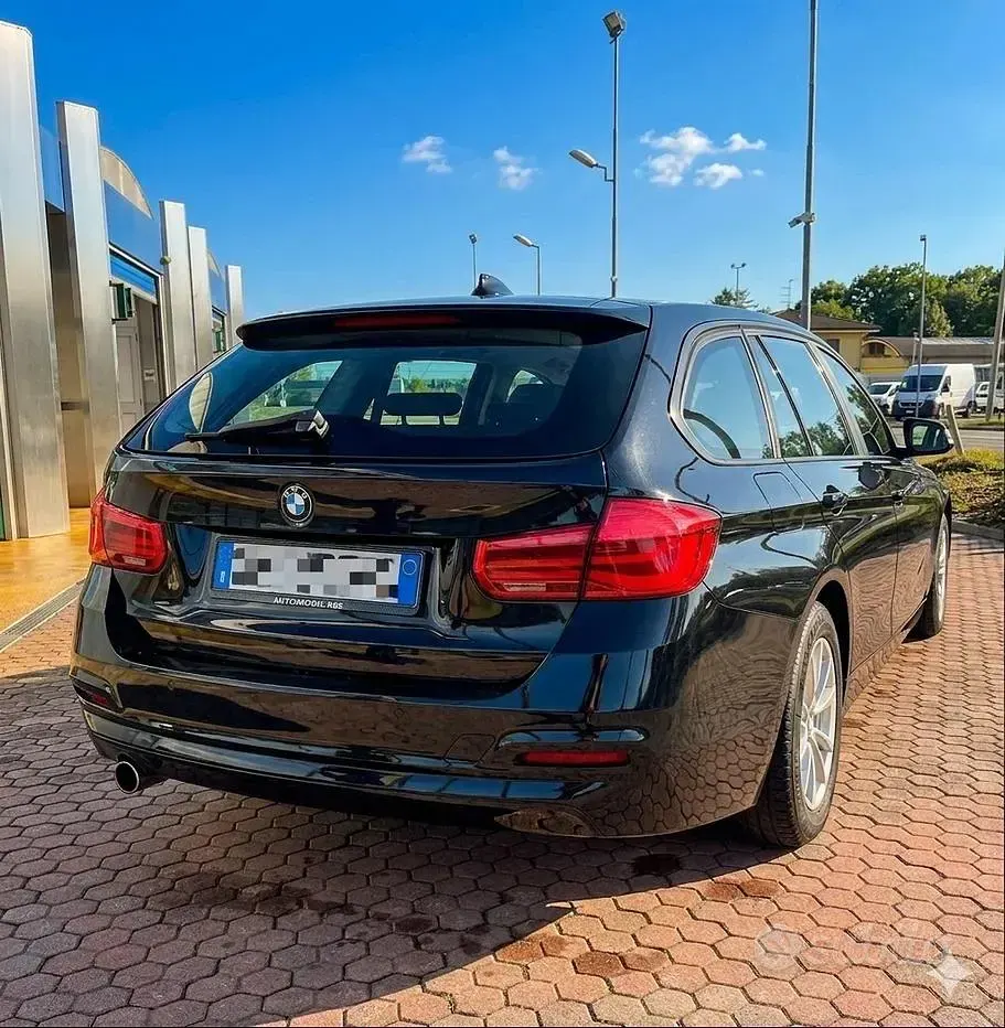 Usata BMW 316 Advantage 116 CV (85 kW) 2016 Nero Station wagon