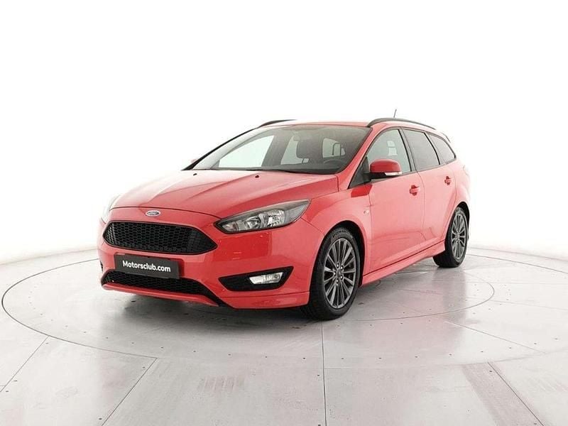 Usata Ford Focus ST-Line 120 CV (88 kW) 2018 Rosso Station wagon