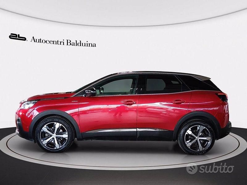 Usata Peugeot 3008 Access 131 CV (96 kW) 2018 Rosso SUV