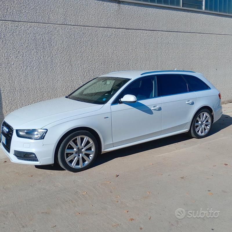 Usata Audi A4 S-Line 177 CV (130 kW) 2015 Bianco Berlina