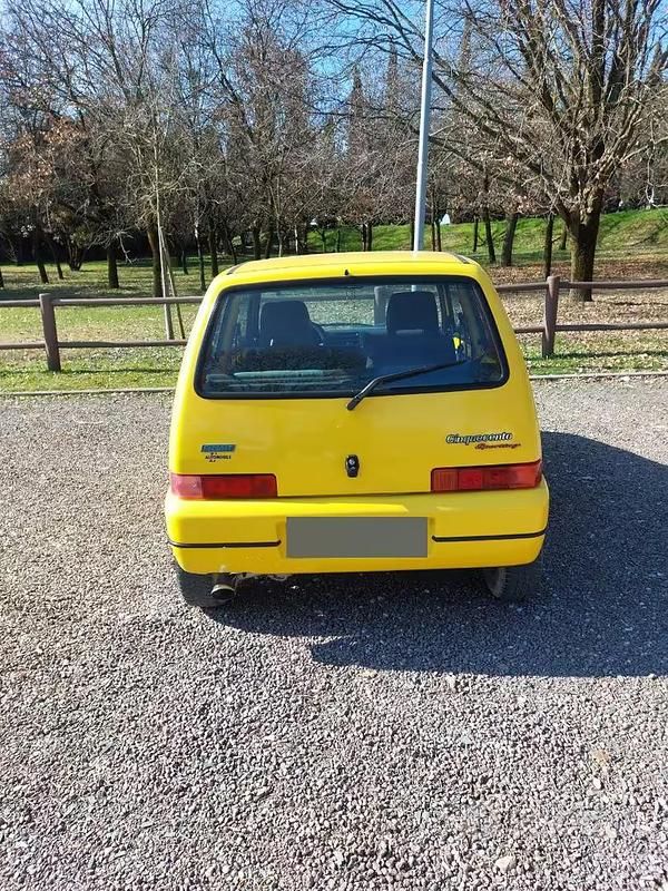 Usata Fiat Cinquecento 1996 Giallo Utilitaria