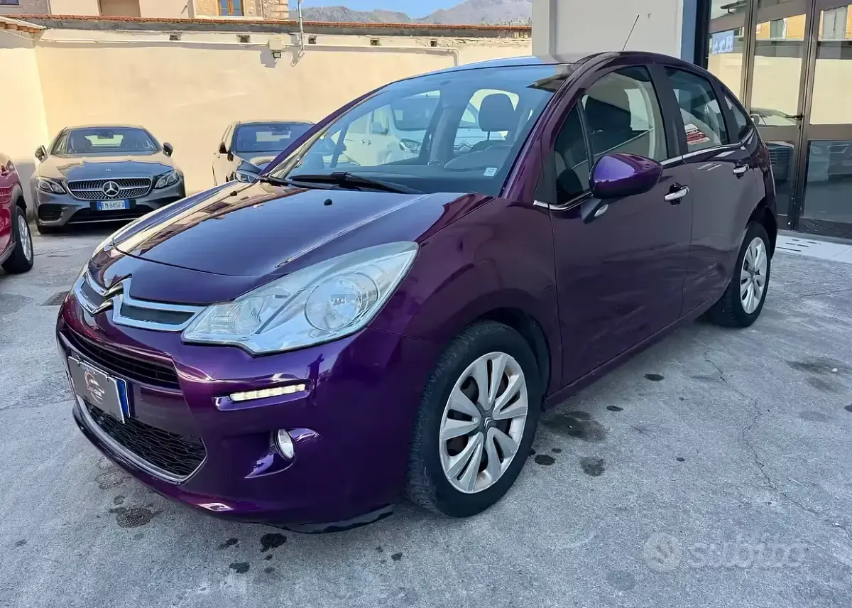 Usata Citroën C3 Exclusive 82 CV (60 kW) 2015 Viola Berlina