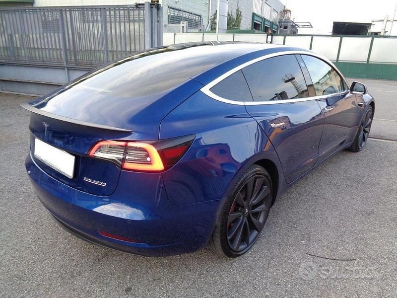 Usata Tesla Model 3 Performance 461 kW (627 CV) 2020 Blu Berlina