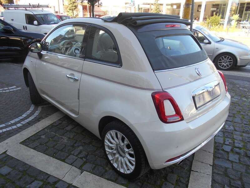 Usata Fiat 500C 69 CV (50 kW) 2017 Bianco Cabrio