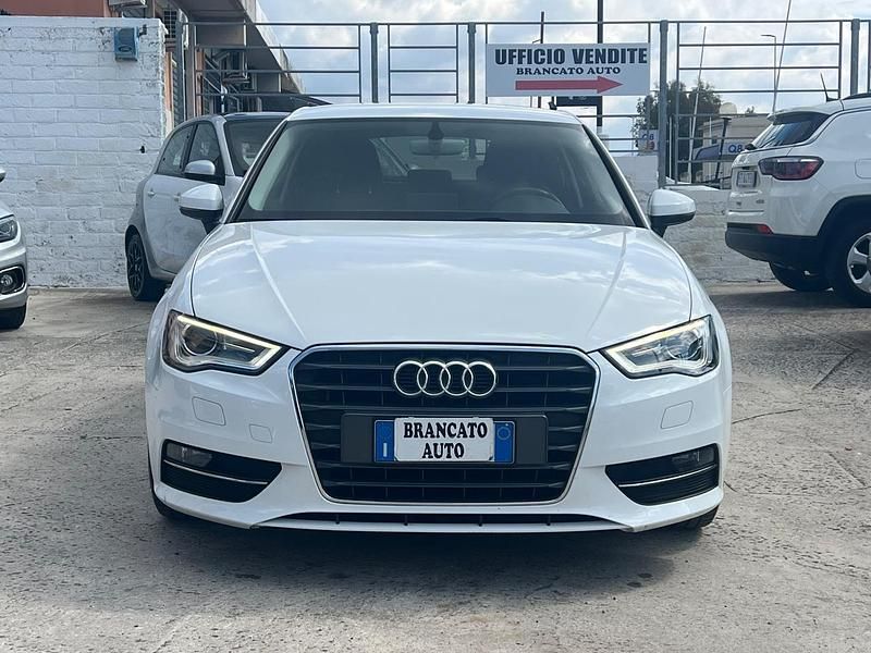 Usata Audi A3 Ambition 125 CV (91 kW) 2015 Bianco Berlina