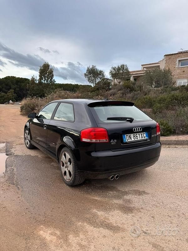 Usata Audi A3 140 CV (102 kW) 2008 Nero Utilitaria