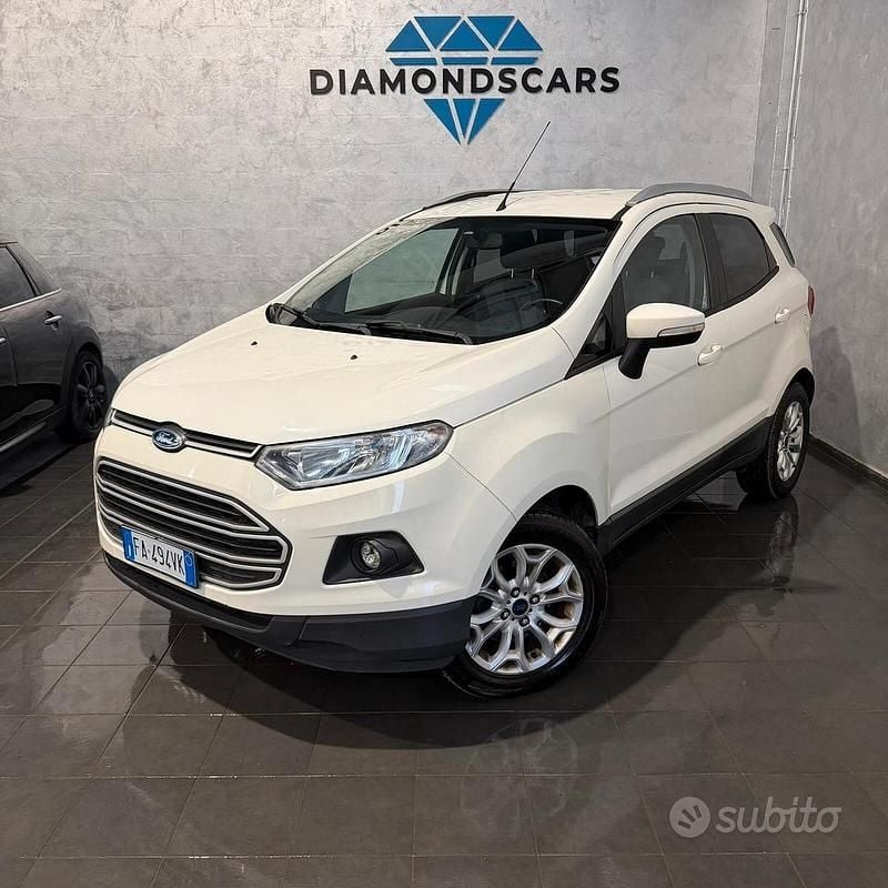 Usata Ford Ecosport Titanium 111 CV (81 kW) 2015 Bianco SUV