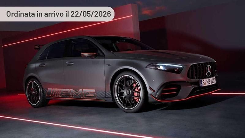 Argento Nuova 2025 Mercedes A45 AMG Premium Tre volumi | 66.690 € (Buon prezzo) - Immagine 1/4