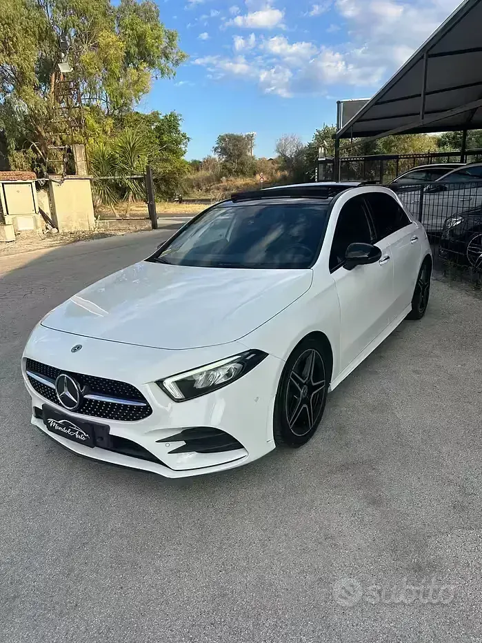 Usata Mercedes A180 Premium 116 CV (85 kW) 2020 Bianco Berlina
