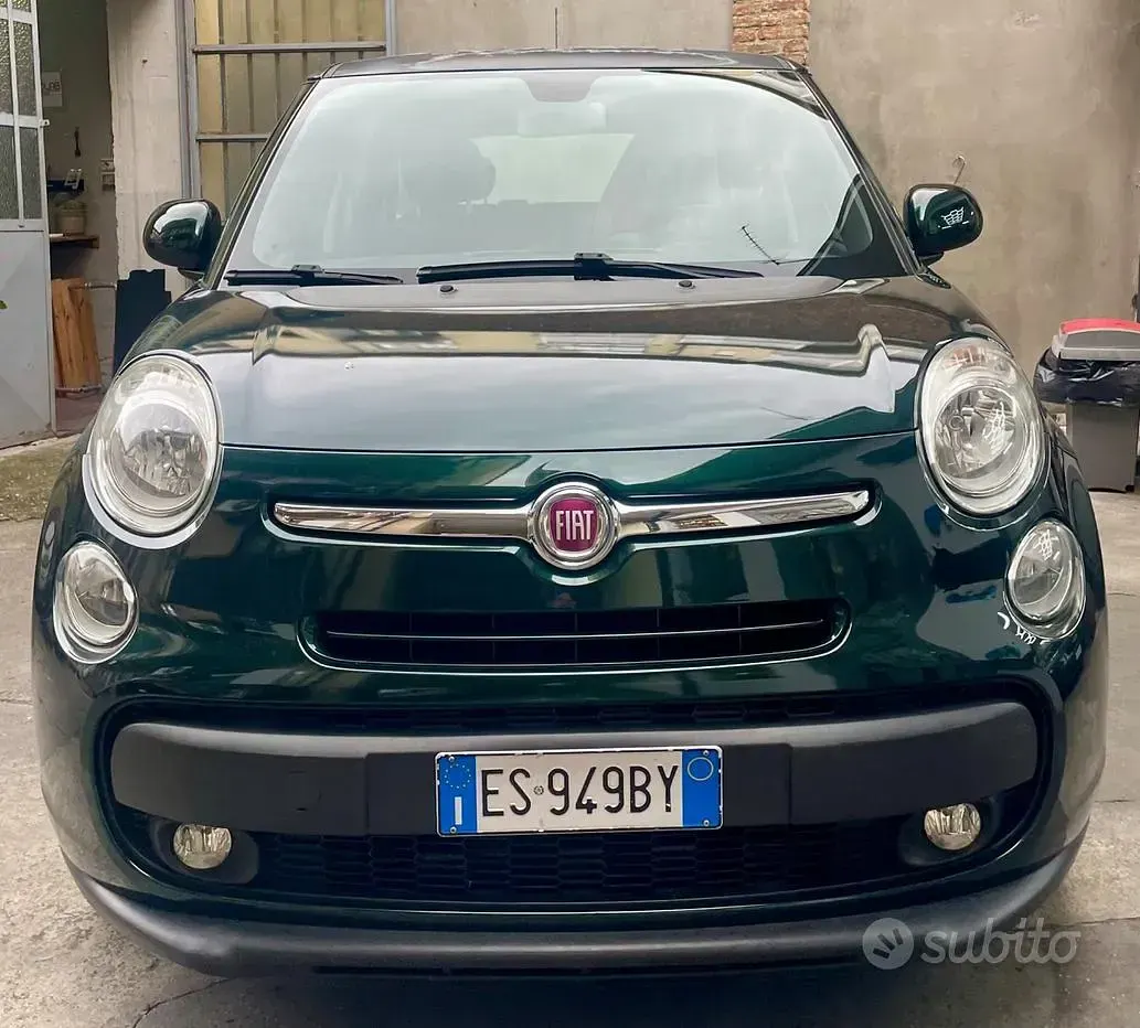 Usata Fiat 500L 84 CV (61 kW) 2014 Verde Monovolume