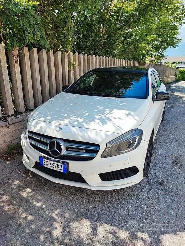 Usata Mercedes A180 109 CV (80 kW) 2014 Bianco Berlina
